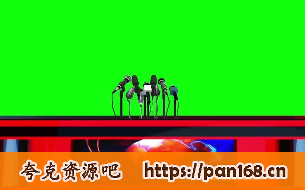资源《虚拟演播厅绿幕素材合集》的海报