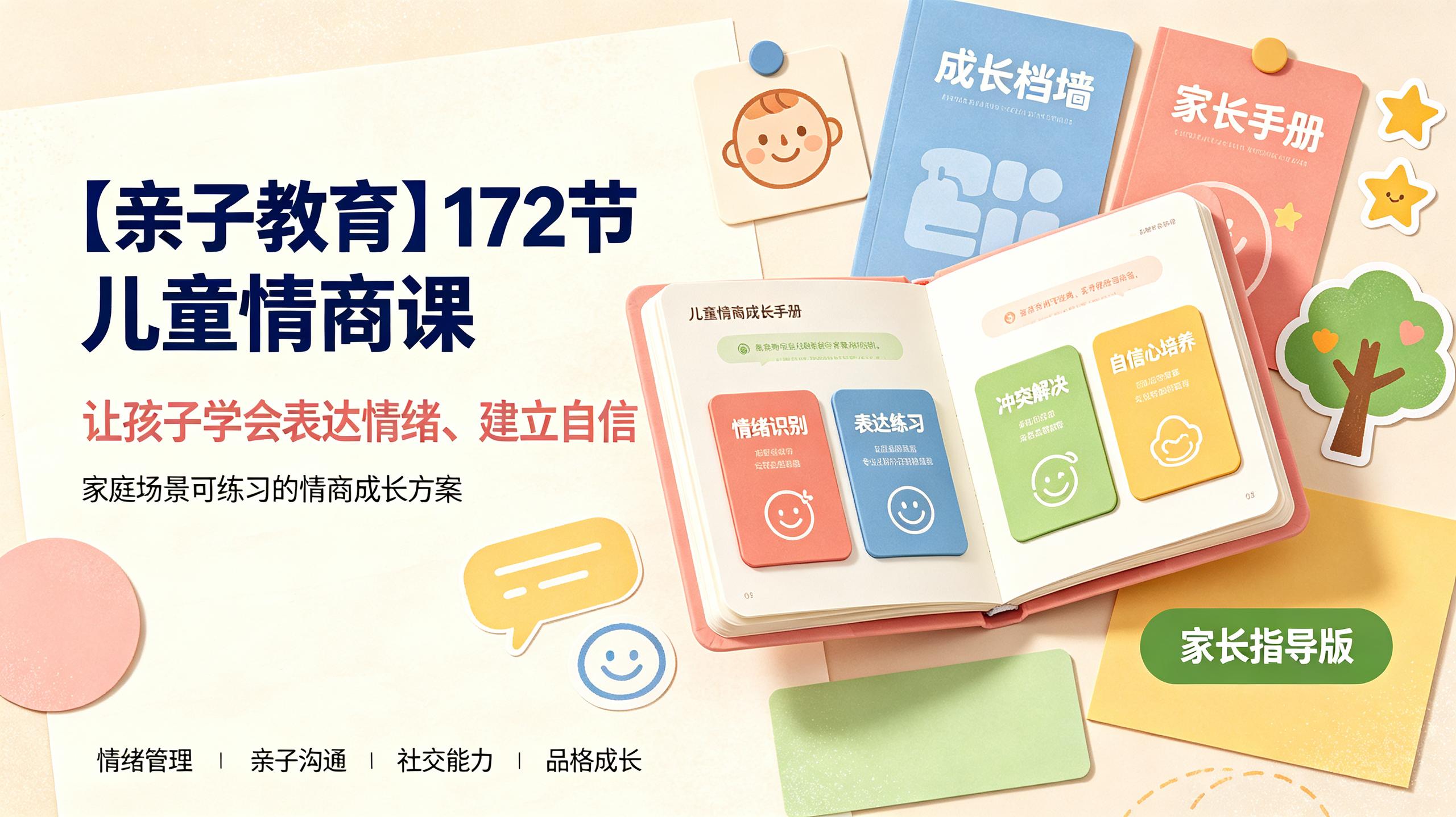 资源《【亲子教育】172节 儿童情商课》的海报