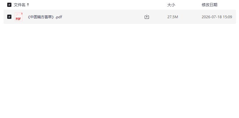 资源《中医精方荟萃【学习资料】》的海报