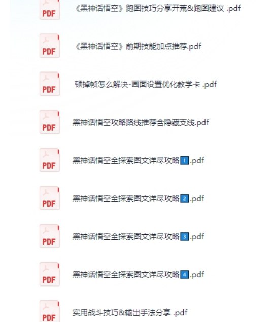 资源《黑神话：悟空游戏攻略 PDF 》的海报