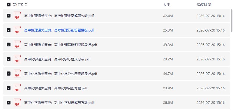 资源《教育资料高中通关宝典(全科)【学习资料】》的海报
