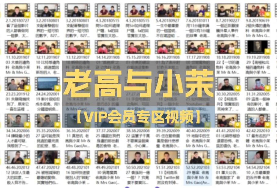 资源《老高与小茉【VIP会员专区视频】》的海报