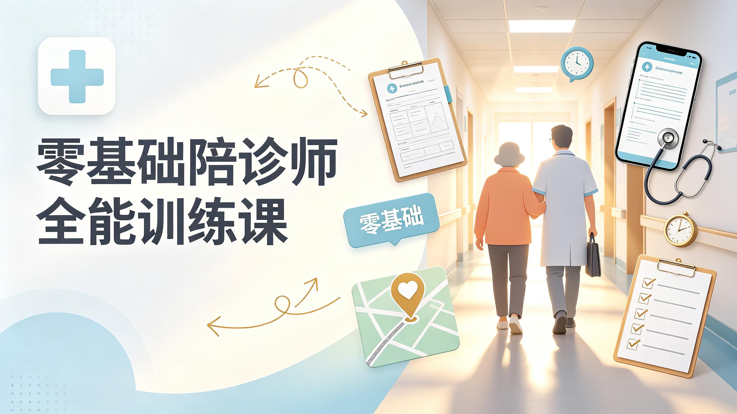 资源《零基础陪诊师全能训练课》的海报