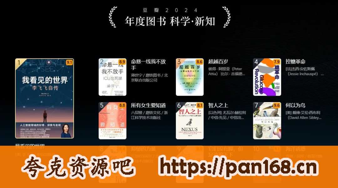 资源《2024年度科学·新知书单》的海报