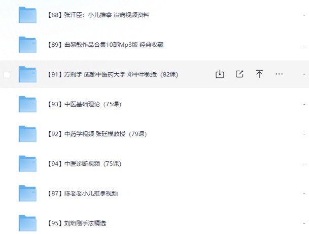 资源《中医自学课程合集 诊断学+分剂学+儿科学+妇科学   名师亲授》的海报