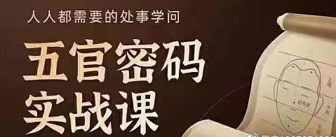 资源《面相五官密码解读实战课》的海报