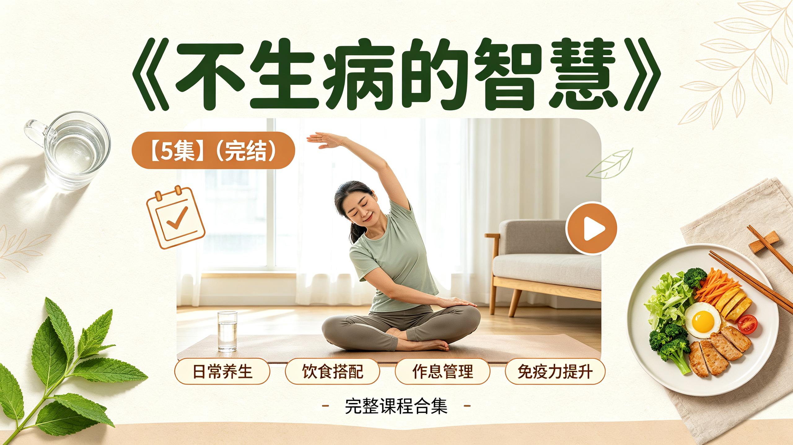 资源《中医课程《不生病的智慧》【5集】(完结)》的海报