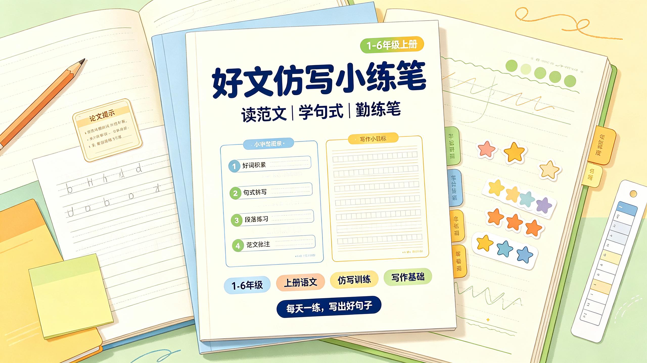 资源《好文仿写小练笔1-6年级上册》的海报