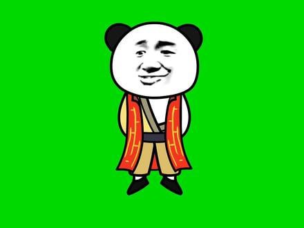 资源《现代沙雕动画绿幕人物素材合集》的海报