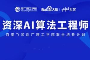 资源《【后厂理工学院】百度飞桨联合设计双证资深AI实战工程师（CV方向）》的海报