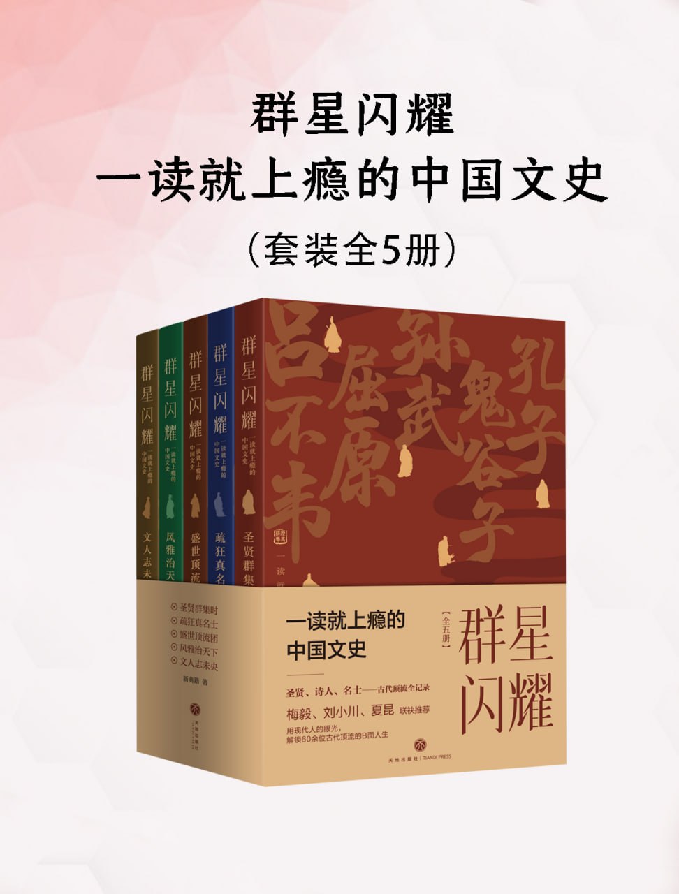 资源《《群星闪耀：一读就上瘾的中国文史》[全五册]》的海报