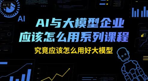 资源《瑞克老张：AI与大模型企业应该怎么用系列课程》的海报