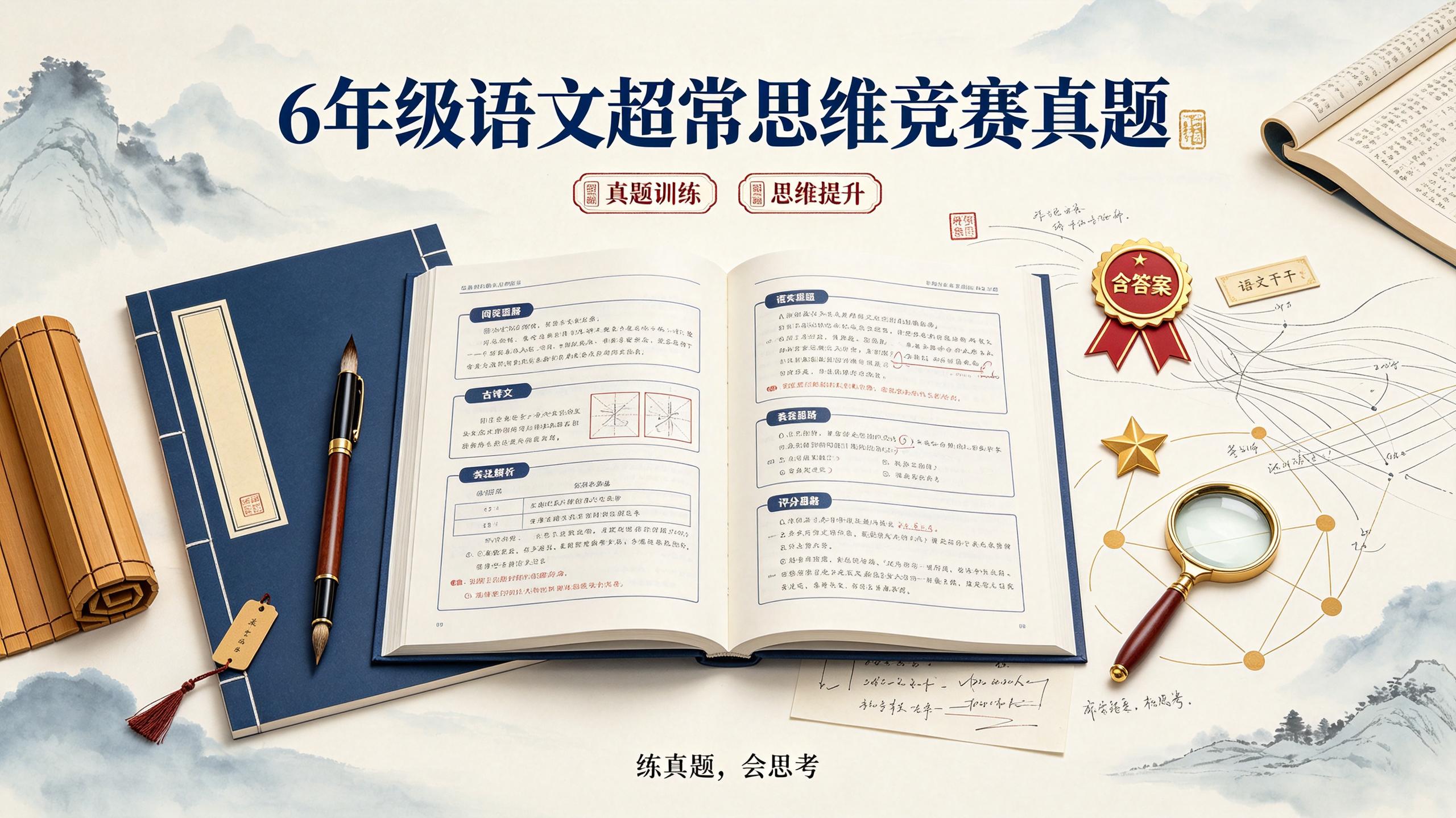 资源《6年级语文超常思维竞赛真题(含答案)》的海报