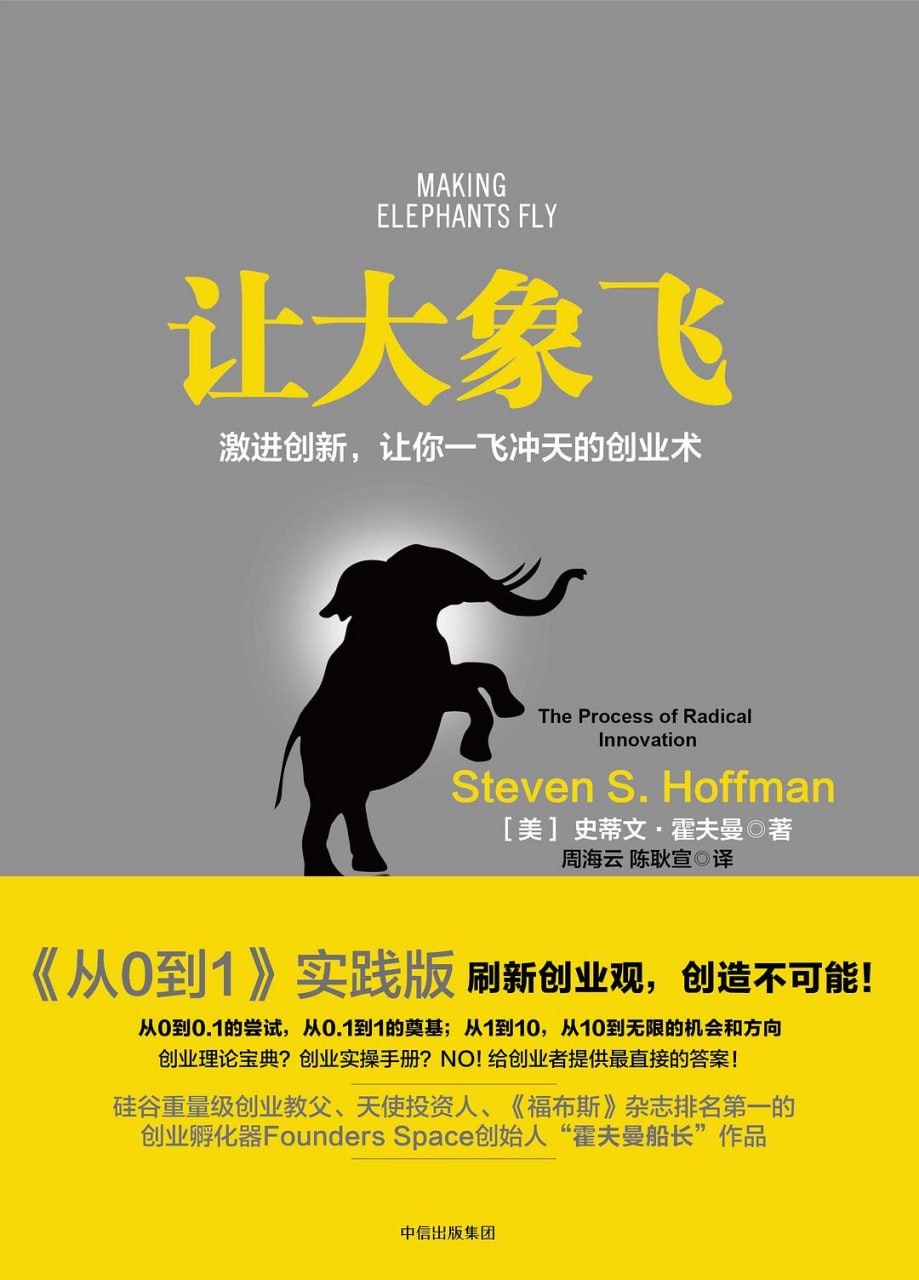 资源《《让大象飞：激进创新，让你一飞冲天的创业术》(创业)[PDF+EPUB]》的海报