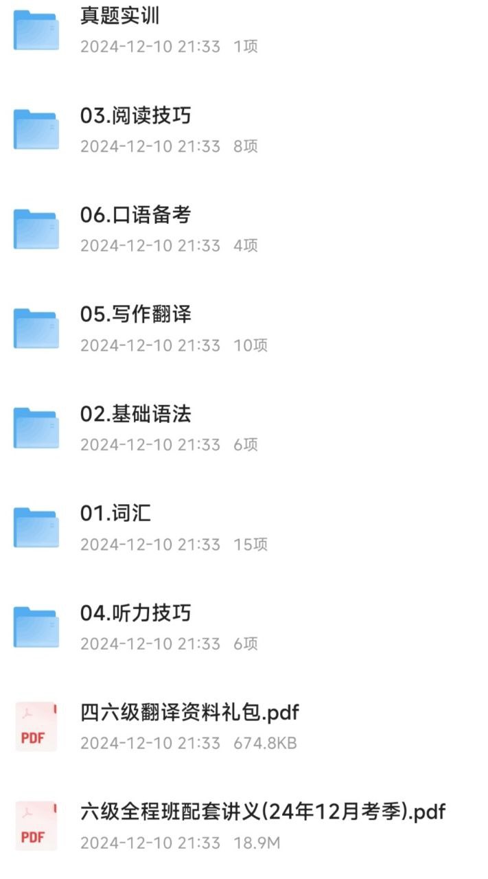 资源《英语 四六级保命班 【英语四六级冲刺】》的海报