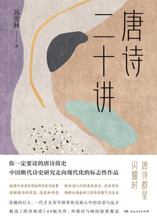 资源《唐诗二十讲 [﻿小说文学] [pdf+全格式]》的海报