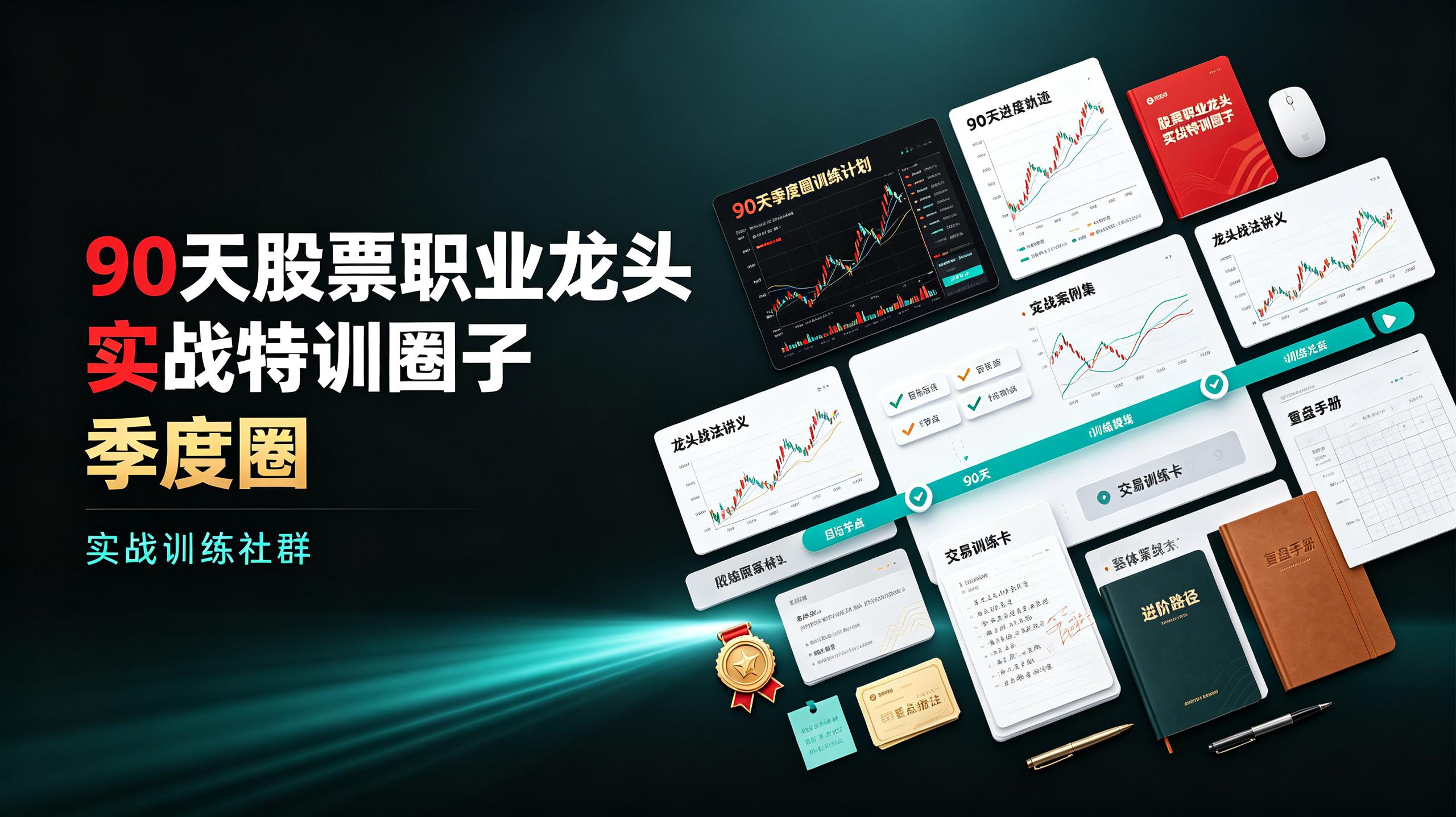 资源《90天股票职业龙头实战特训圈子(季度圈)》的海报