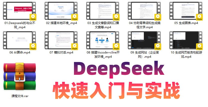 资源《DeepSeek快速入门与实战》的海报