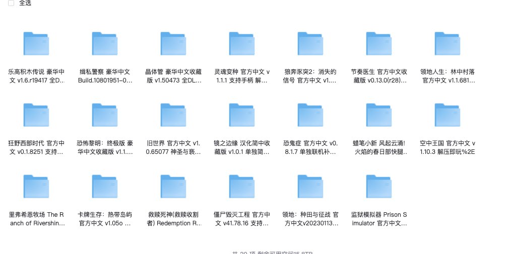 资源《分享单机游戏合集》的海报