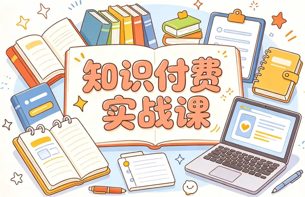 资源《知识付费实战课，新手也能快速搭建变现体系》的海报