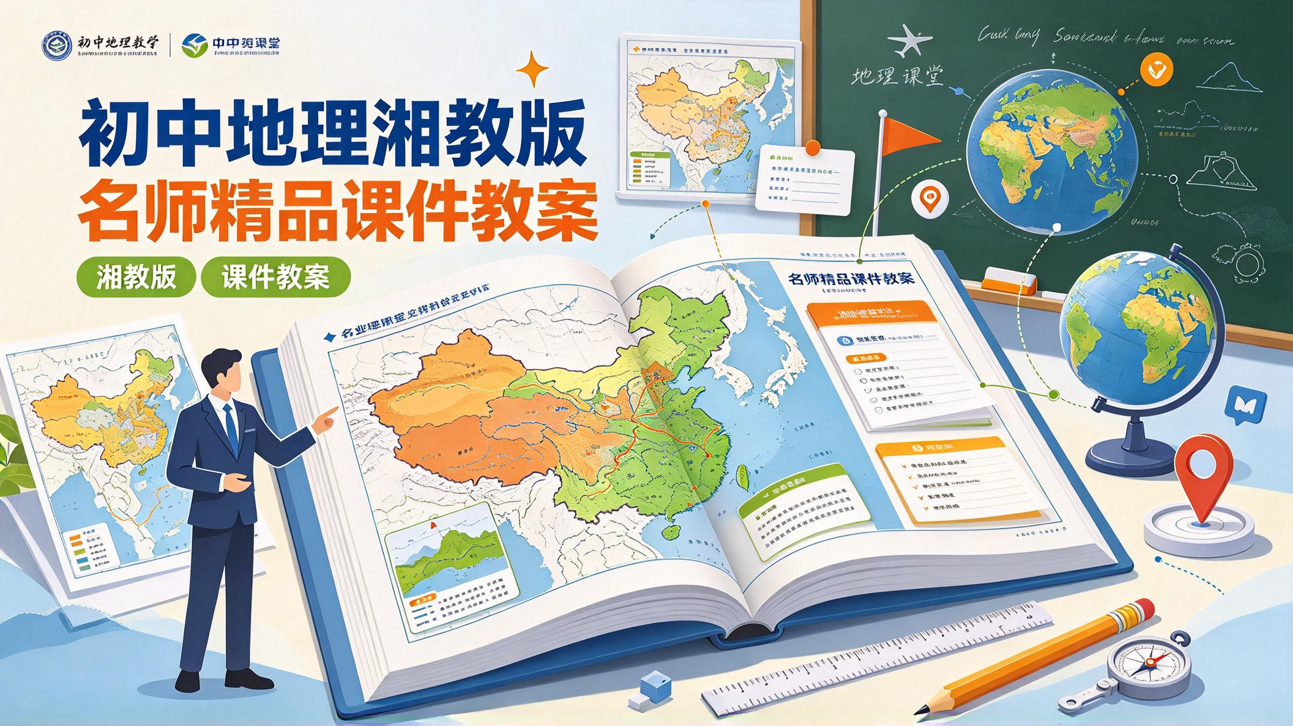 资源《初中地理湘教版 名师精品 课件教案》的海报
