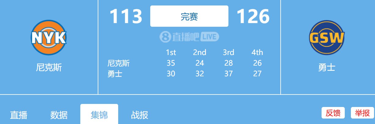 资源《1.16日 NBA常规赛 勇士vs尼克斯全场比赛录像》的海报