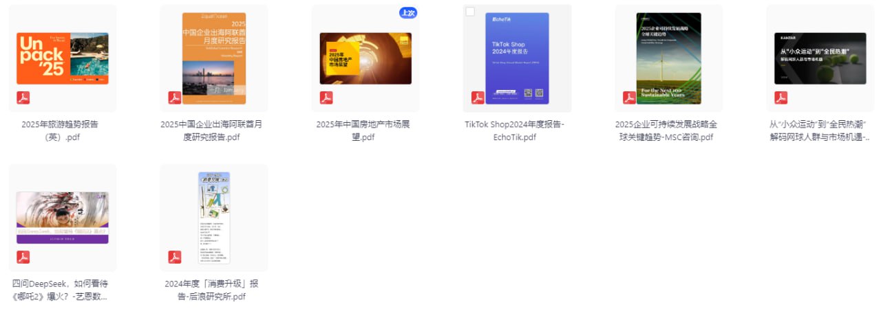 资源《行业报告》的海报