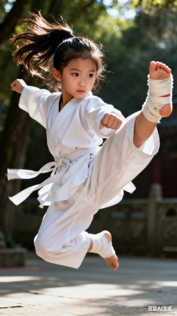 资源《少儿武术教学课程：强身健体，培养孩子的忍耐力、增强意志力。》的海报