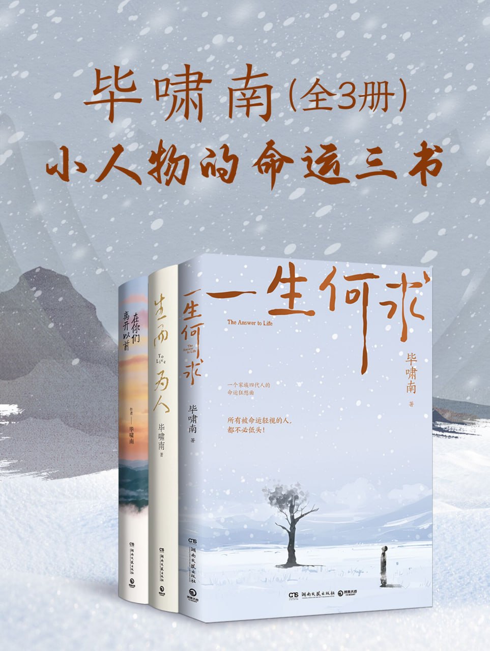 资源《毕啸南：小人物的命运三书(共三册) [﻿套装合集] [pdf+全格式]》的海报