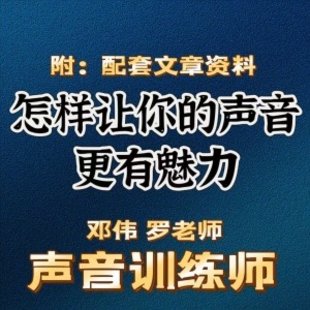 资源《做自己的声音的训练师》的海报