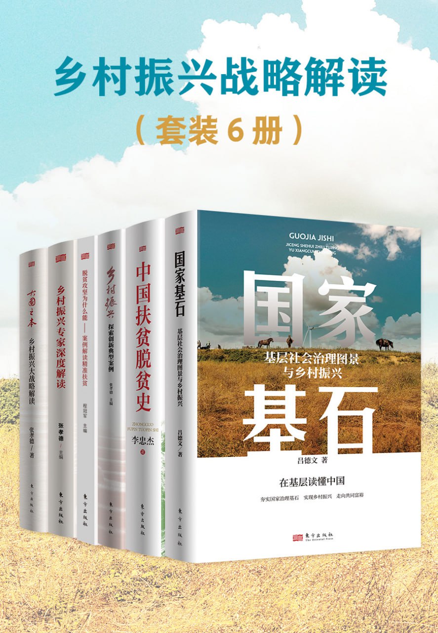 资源《乡村振兴战略解读（共六册） [﻿套装合集] [pdf+全格式]》的海报