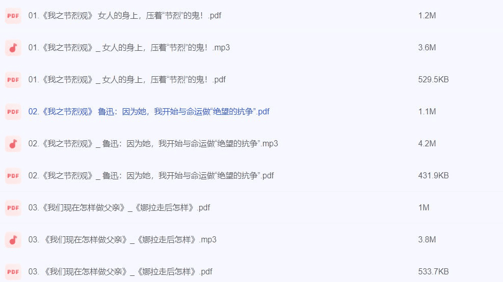 资源《许子东重读鲁迅【完结】》的海报