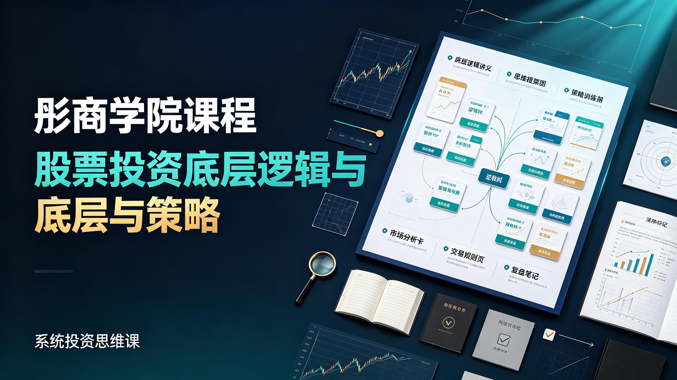 资源《彤商学院课程股票投资底层逻辑思维与策略》的海报