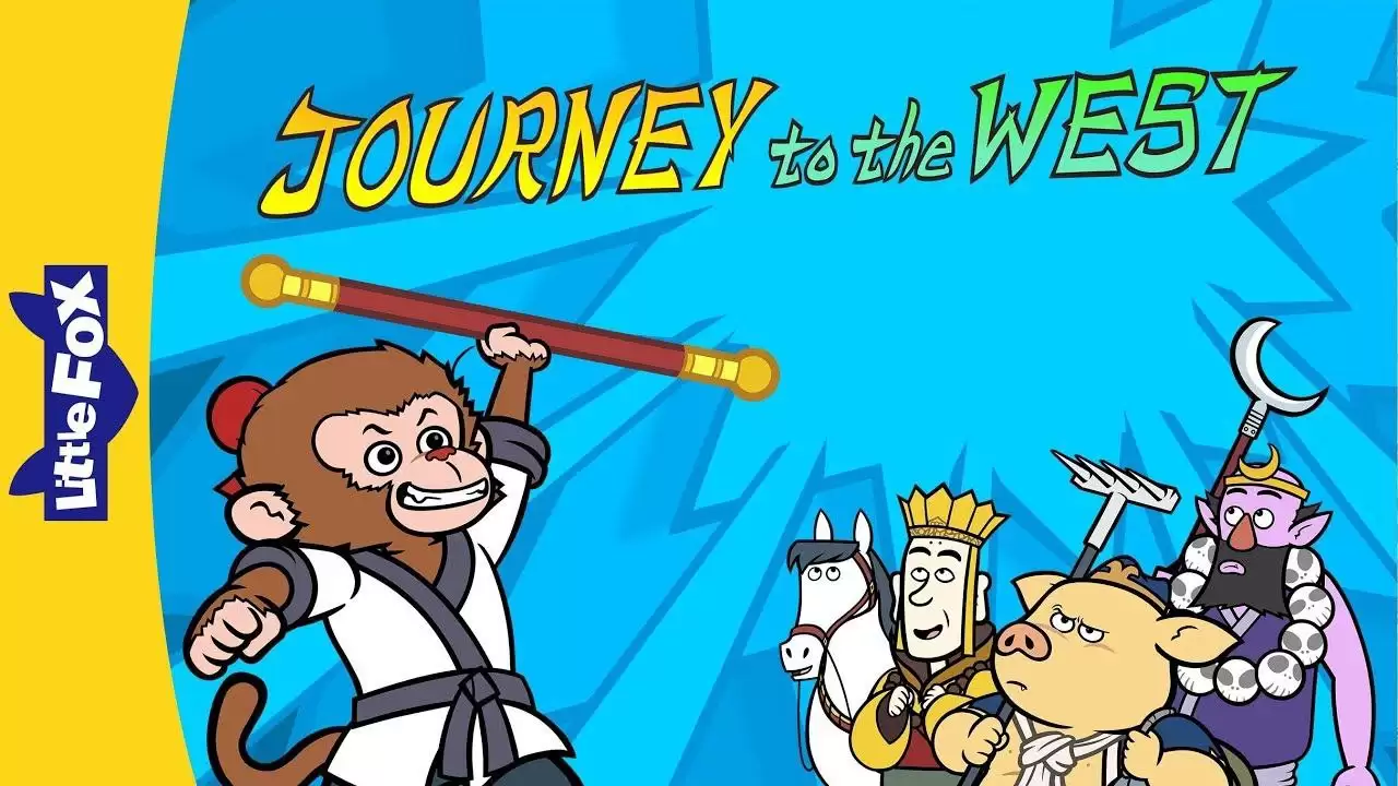 资源《英文西游记 Journey to the West 108集 无字幕+英文字幕+中英文字幕+音频+绘本PDF+生词表+测试题+台词本》的海报