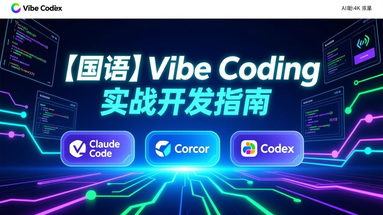 资源《【国语】Vibe Coding 实战开发指南_ 用Claude Code, Cursor和Codex极速打造全栈应用》的海报