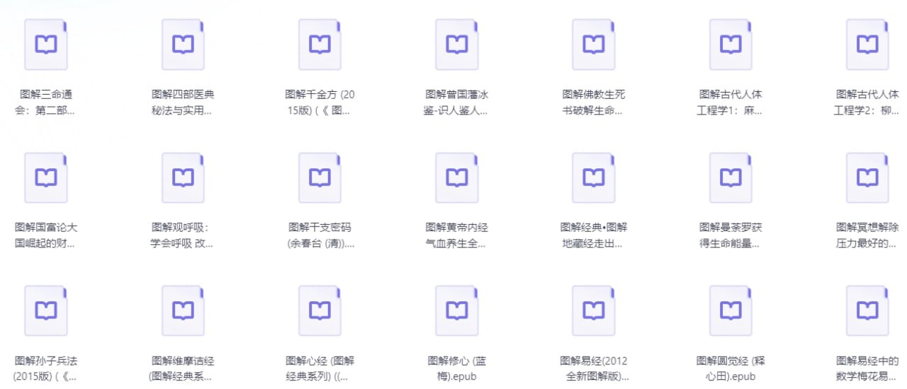 资源《中国著名古典佛禅医术易经风水PDF图解系列-珍贵收藏》的海报
