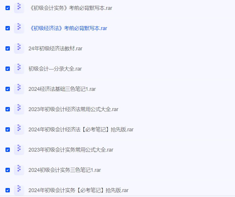 资源《初级会计资料》的海报