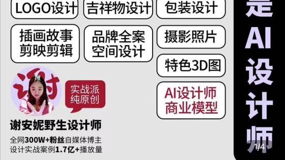 资源《谢安妮《人人都是ai设计师》2023》的海报