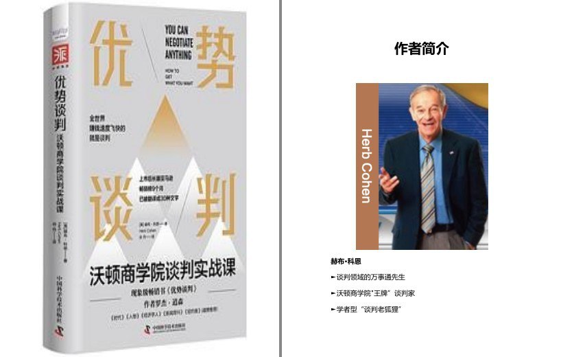 资源《《优势谈判：沃顿商学院谈判实战课》[pdf]》的海报