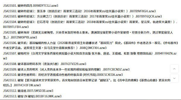资源《《原版电子书》序号15501--16000 共500本 本本好书 价值上万[azw3]》的海报