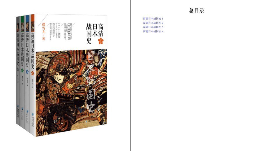 资源《《高清日本战国史》套装全4册 人穷志不短的丰臣秀吉之传奇人生[pdf.epub]》的海报