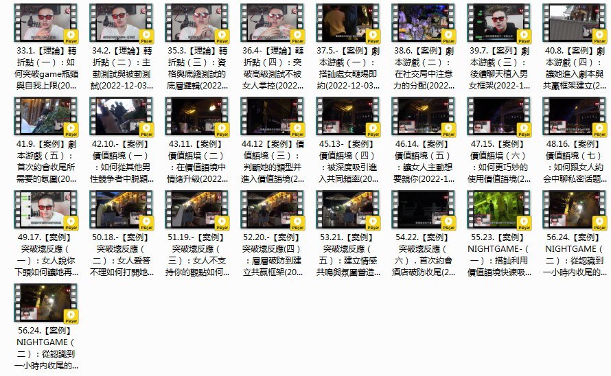 资源《《搭讪大师》搭讪大师TV柯李思Chris导师最新课程 教你如何交女友 实战课[mp4]》的海报