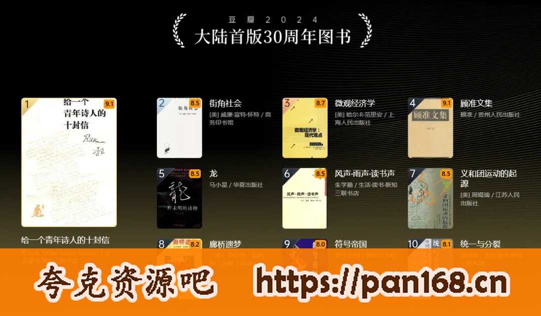 资源《2024年大陆首版30周年图书》的海报