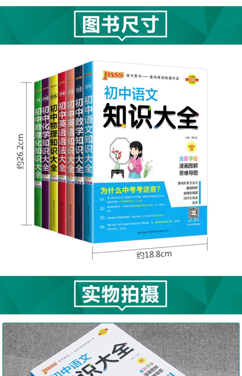资源《绿卡图书 初中基础知识大全系列[PDF]》的海报