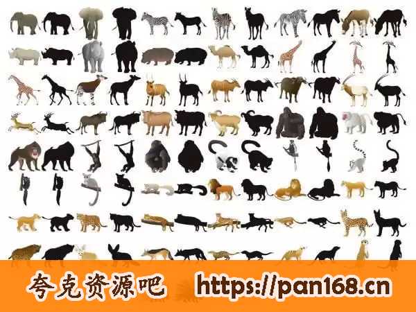 资源《动物类免抠PNG素材图-5000多张》的海报