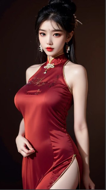 资源《 AI旗袍姑娘（75P 超高清）大小:500M+ 》的海报