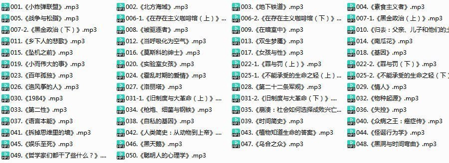 资源《《喜玛拉雅精读全球好书 300本 三季全》有声读物 好书不用看 听就可以了[mp3]》的海报
