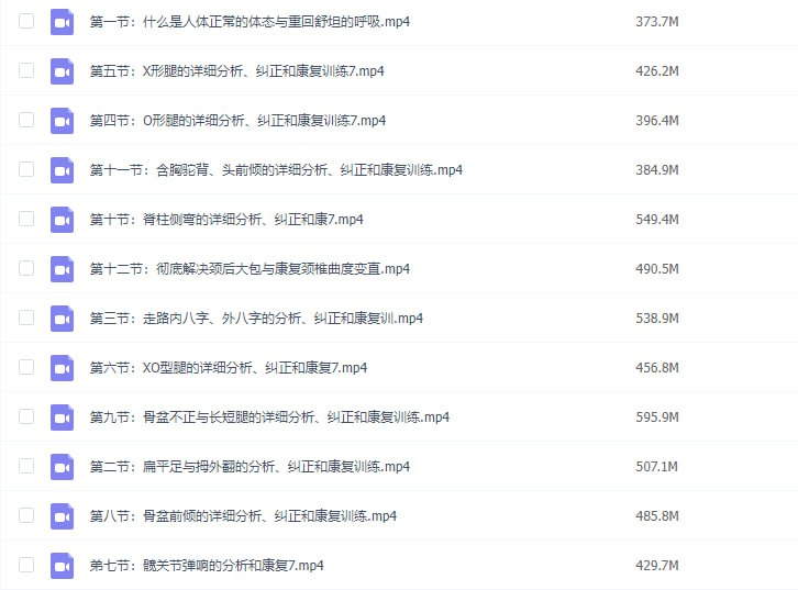 资源《健行体态训练12节》的海报