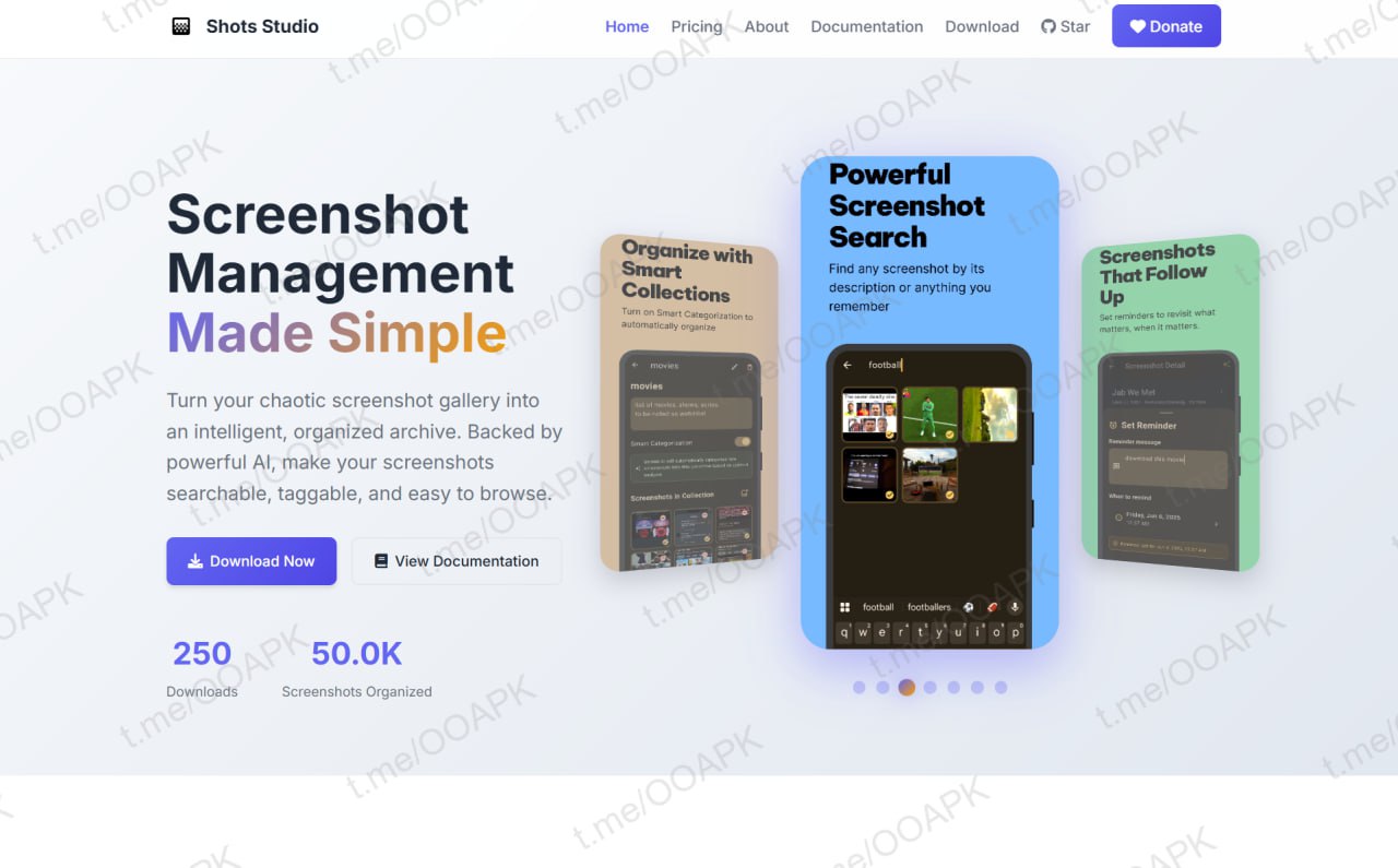 资源《Shots Studio  -  AI 截图管理工具》的海报