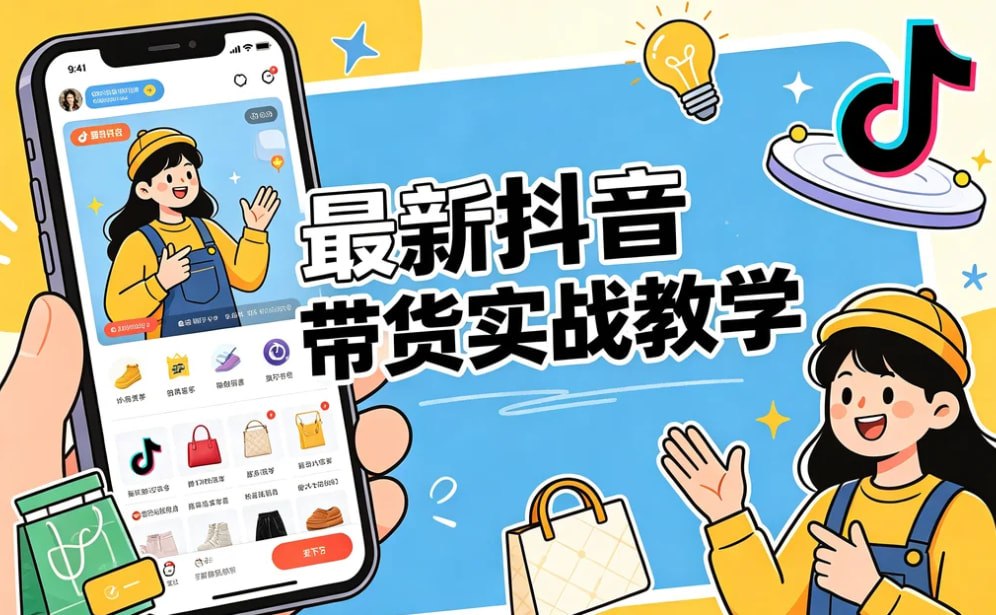 资源《最新抖音带货实战教学，从零起号避坑全流程》的海报